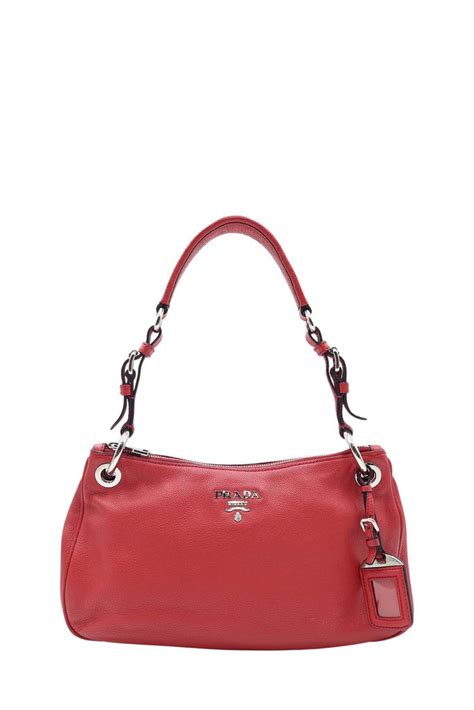 prada vitello phenix rosso|Prada vitello phenix handbag.